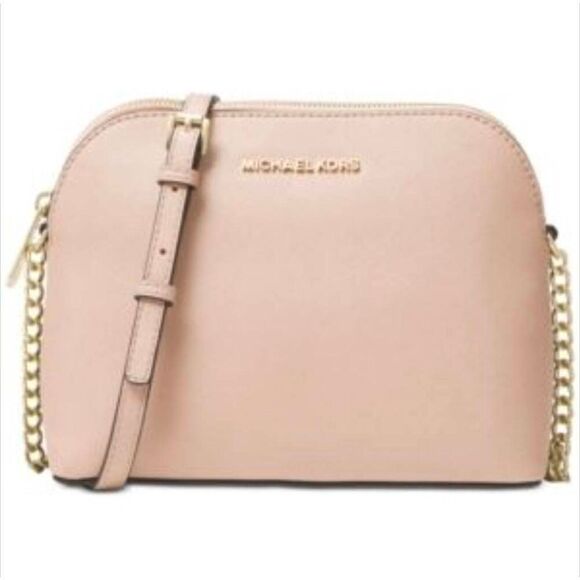 MICHAEL KORS Cindy Dome Saffiano Leather Crossbody Bag - Picture 1 of 10
